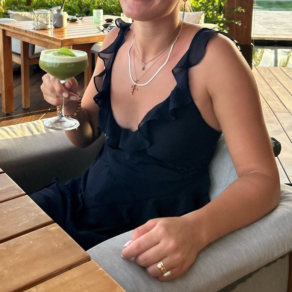 Blue wrap dress - Picture 4 of 8